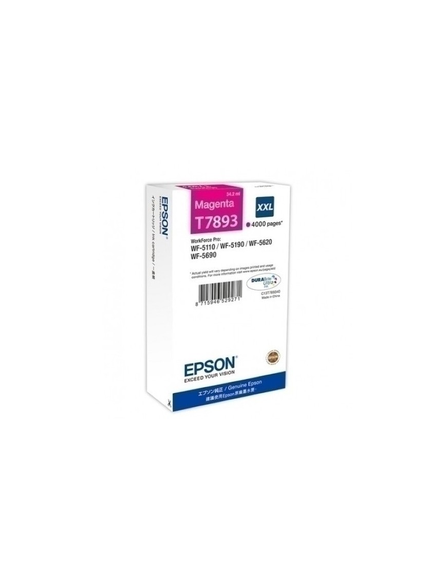 Cart.Ij.Epson T7893 Xxl Magenta