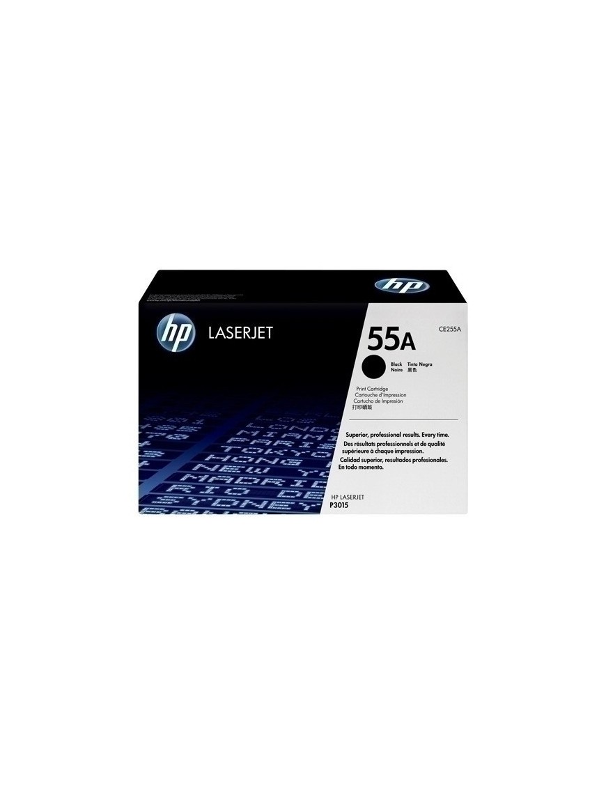 Toner Hp Ce255A Nº55A Lj P3011 Negro