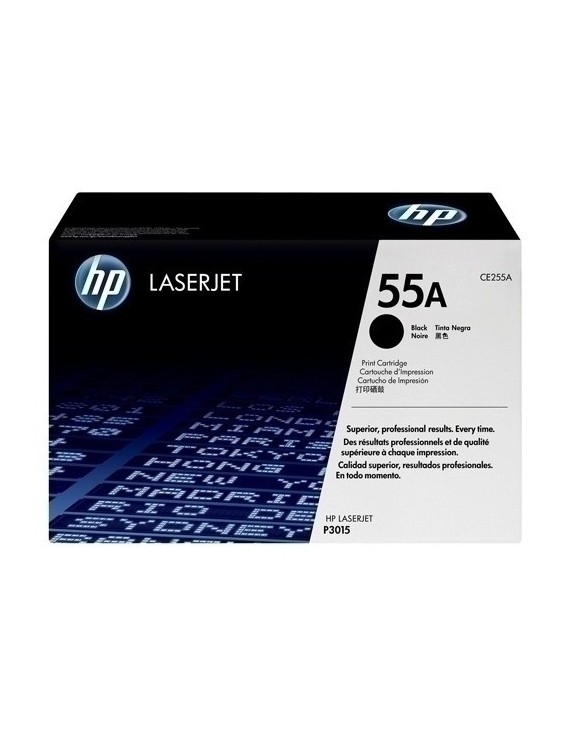 Toner Hp Ce255A Nº55A Lj P3011 Negro