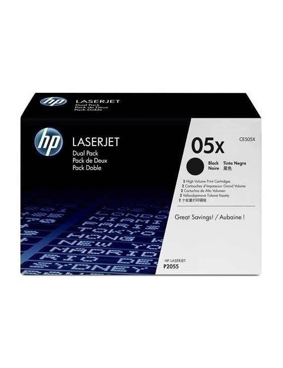 Toner Hp Ce505X Nº05X Lj P2055 Negro