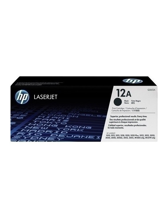 Toner Hp Q2612A Nº12A Lj 1010/1020 Negro