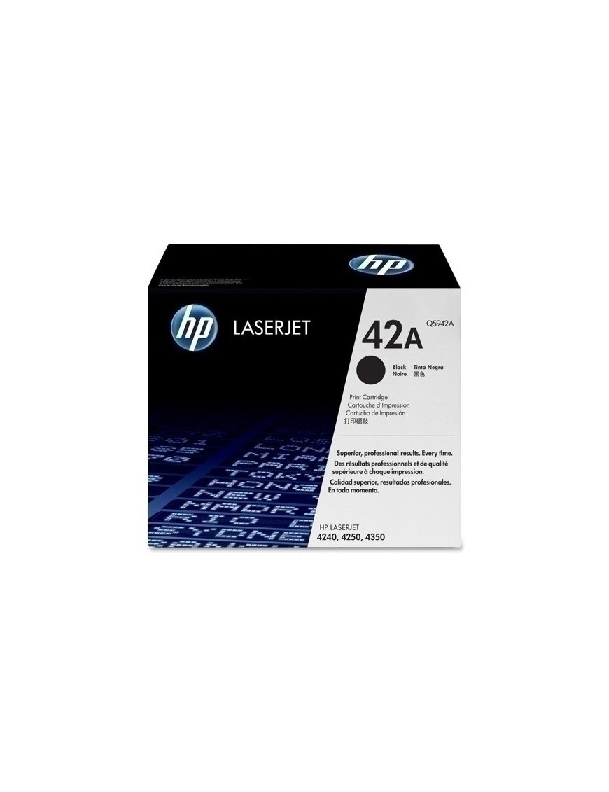 Toner Hp Q5942A Nº42A Lj 4250/4350 Negro