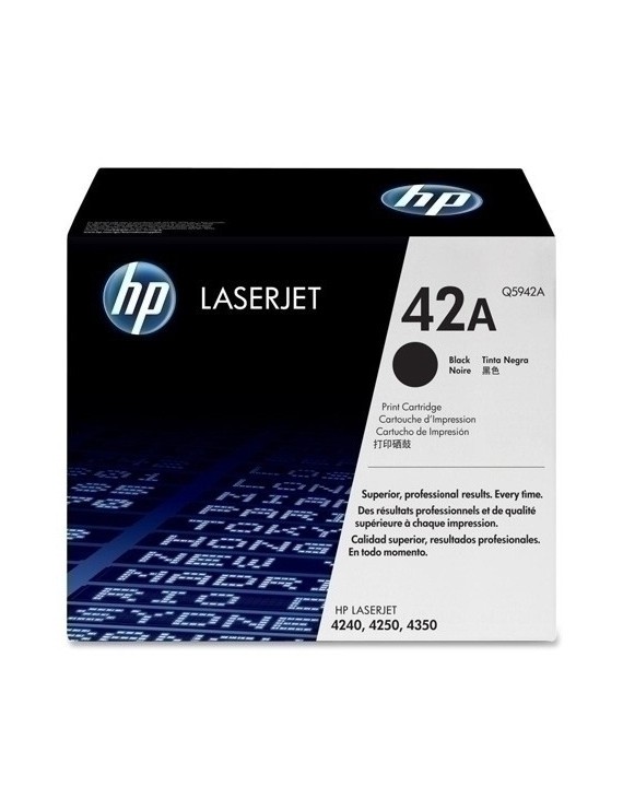 Toner Hp Q5942A Nº42A Lj 4250/4350 Negro