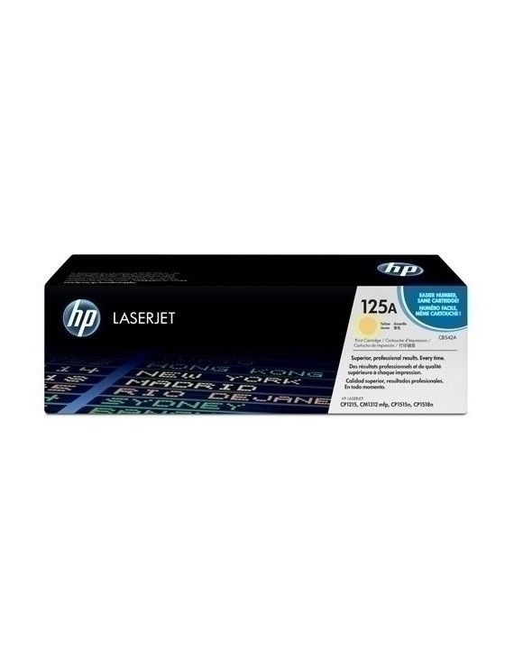 Toner Hp Cb542A Nº125A Lj 1210 Amarillo