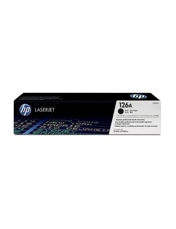 Toner Hp Ce310A Nº126A Lj 1025 Negro