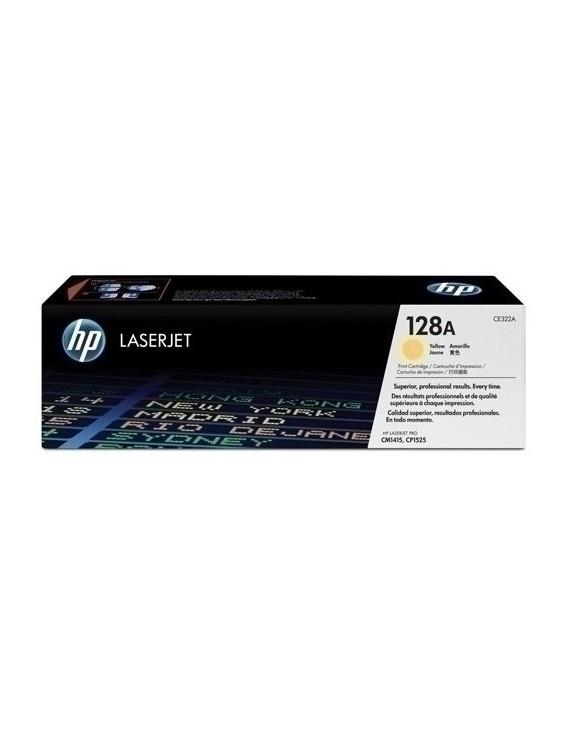 Toner Hp Ce322A Nº128A Amarillo