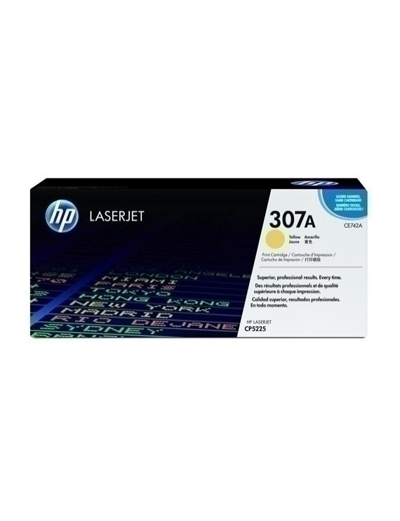 Toner Hp Ce742A Nº307A Lj Cp5225 Amarill