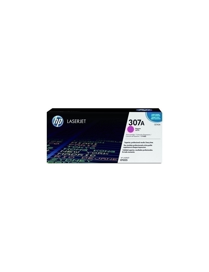 Toner Hp Ce743A Nº307A Lj Cp5225 Magenta