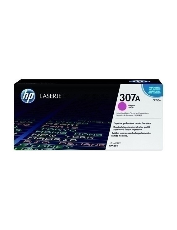 Toner Hp Ce743A Nº307A Lj Cp5225 Magenta