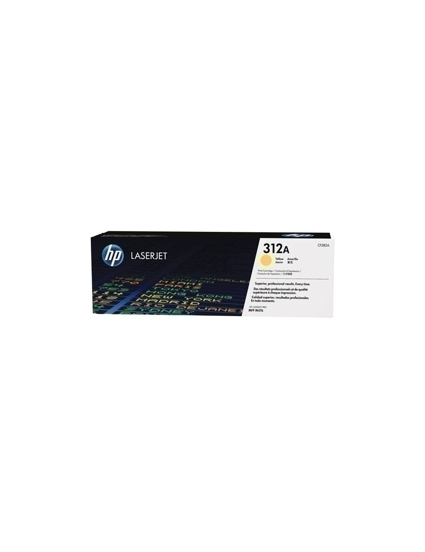 Toner Hp Cf382A Nº312A Lj M476 Amarillo