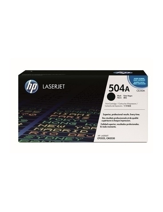 Toner Hp Ce250A Nº504A Lj Cp3525  Negro