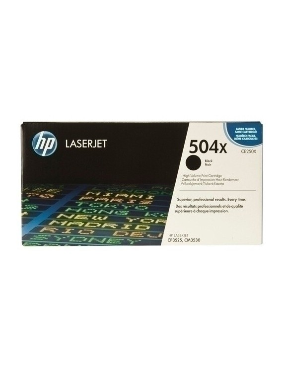 Toner Hp Ce250X Nº504X Lj Cp3525 Negro