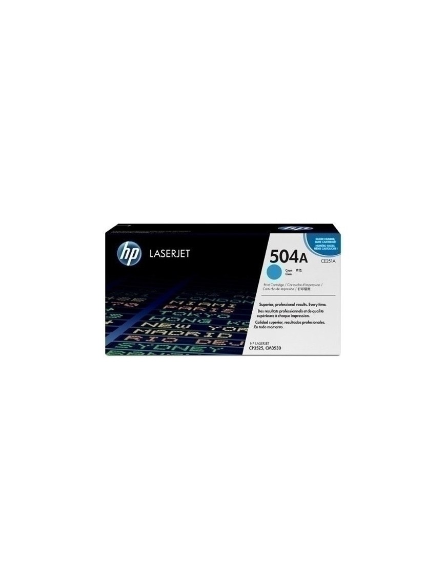 Toner Hp Ce251A Nº504A Lj Cp3525  Cian