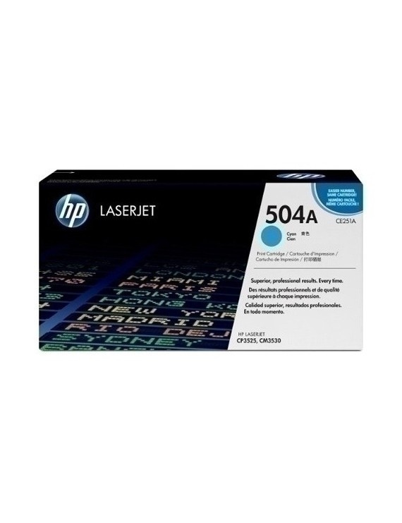 Toner Hp Ce251A Nº504A Lj Cp3525  Cian