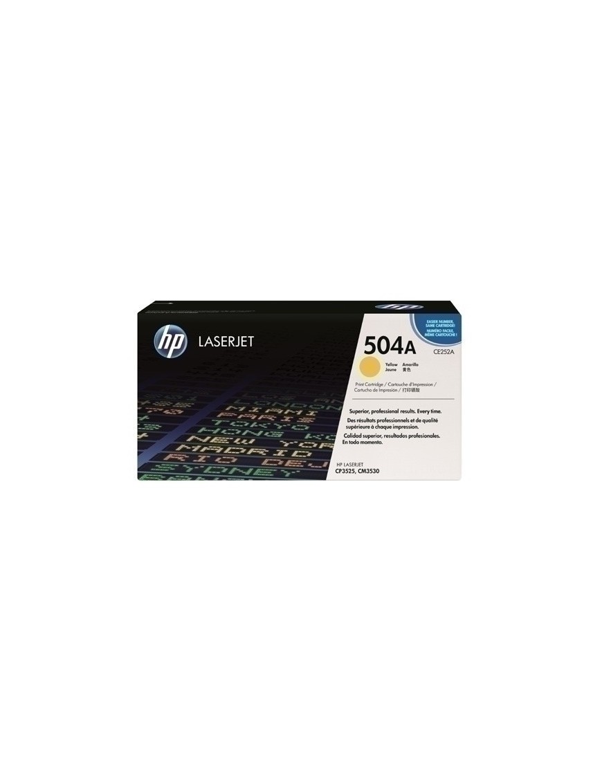 Toner Hp Ce252A Nº504A Lj Cp3525  Amaril