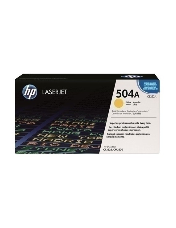 Toner Hp Ce252A Nº504A Lj Cp3525  Amaril