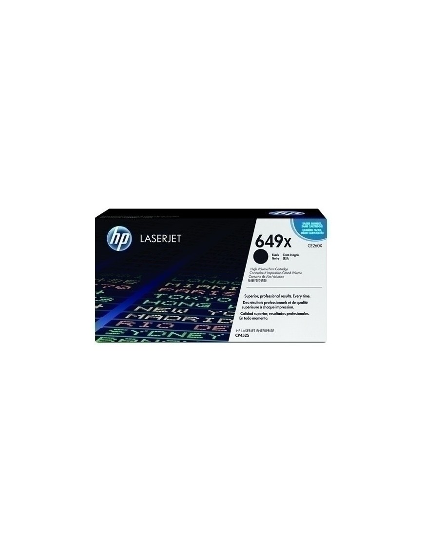 Toner Hp Ce260X Lj Cp-4025 Negro