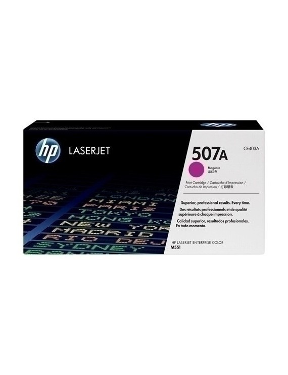 Toner Hp Ce403A Nº507A Magenta