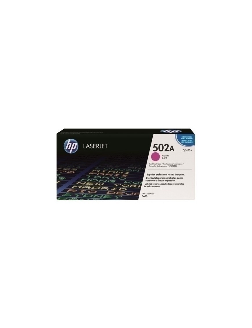 Toner Hp Q6473A Nº502A Lj C.3600 Magenta