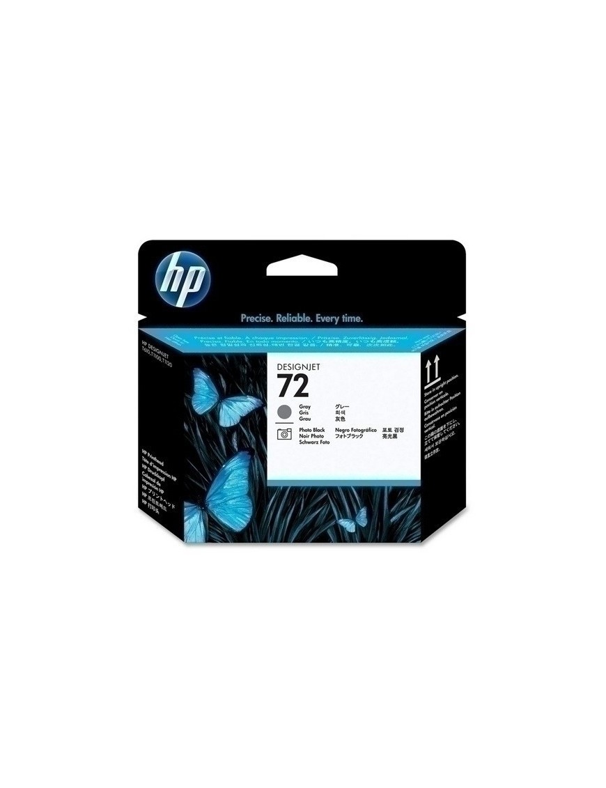 Cabezal Hp C9380A Nº72 Gris Y Negro Foto