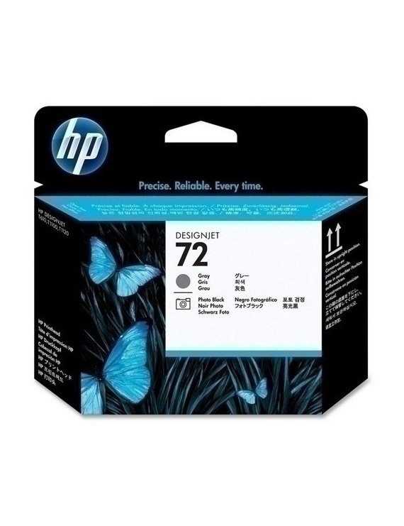 Cabezal Hp C9380A Nº72 Gris Y Negro Foto