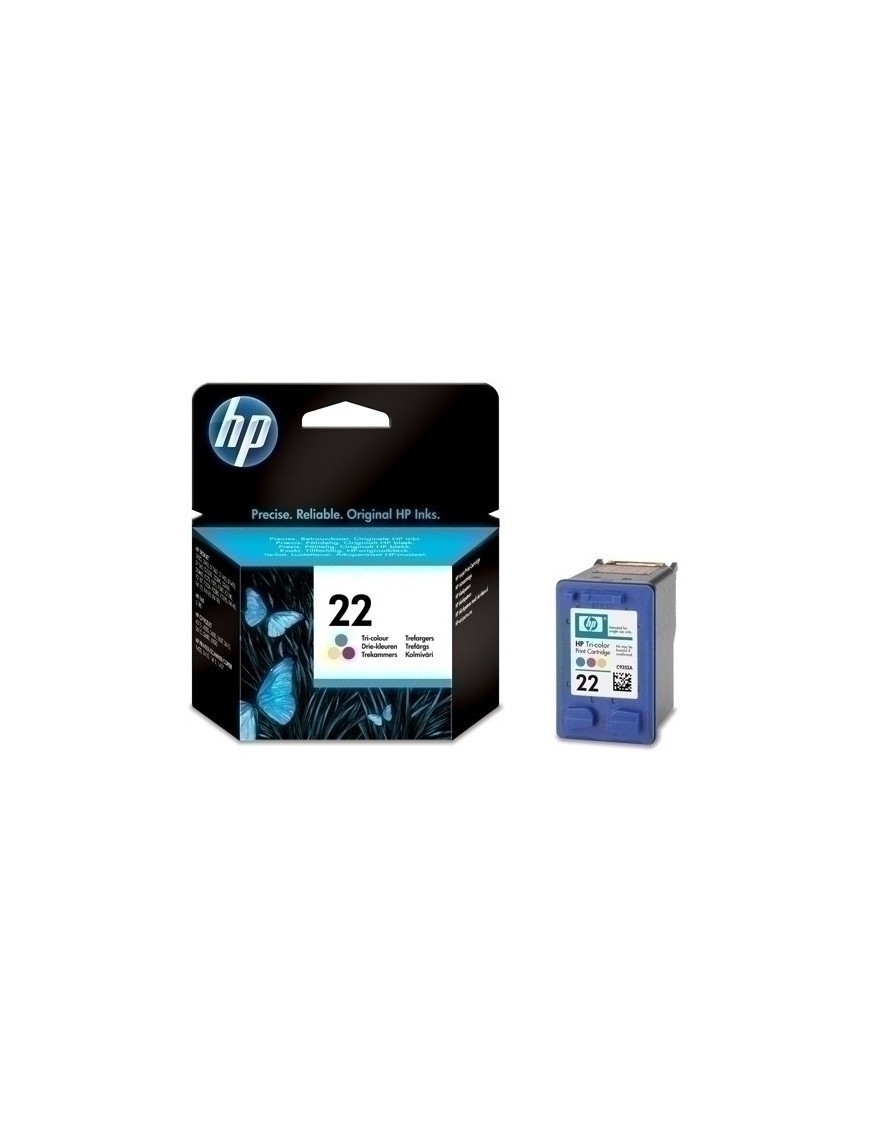 Cart.Ij.Hp C9352Ae Nº22 Tricolor 5Ml