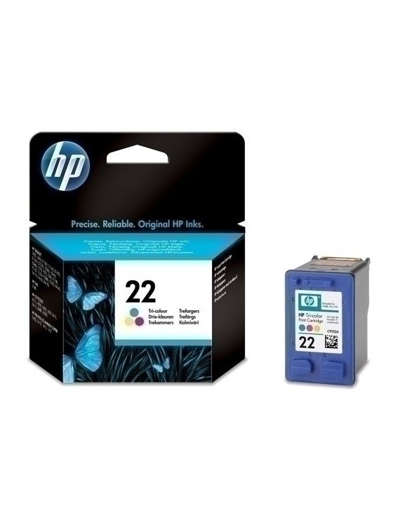 Cart.Ij.Hp C9352Ae Nº22 Tricolor 5Ml