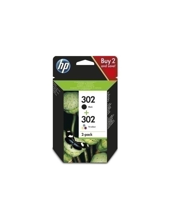 Cart.Ij.Hp X4D37Ae Nº302 Negro+Color Pac