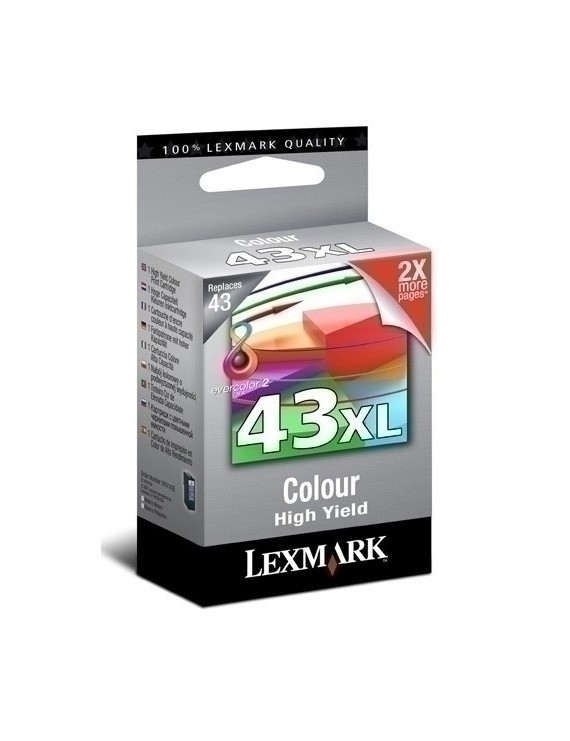 Cart.Ij.Lexmark 18Yx143E Nº43Xl Color