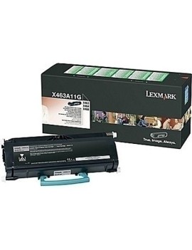 Toner Lexmark X463A11G Negro 3.500 Pag