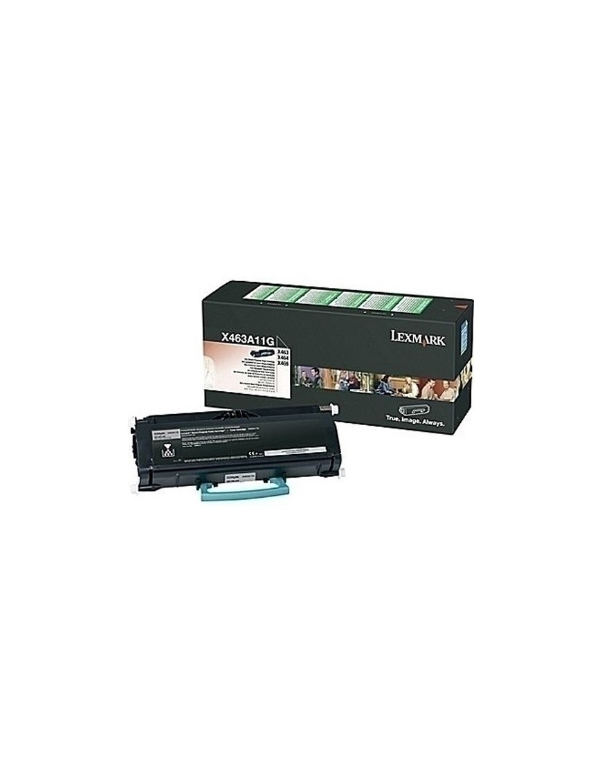 Toner Lexmark X463A11G Negro 3.500 Pag