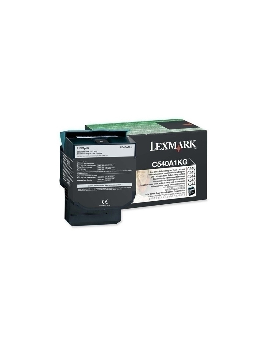 Toner Lexmark C540A1Kg Negro