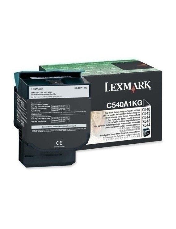Toner Lexmark C540A1Kg Negro