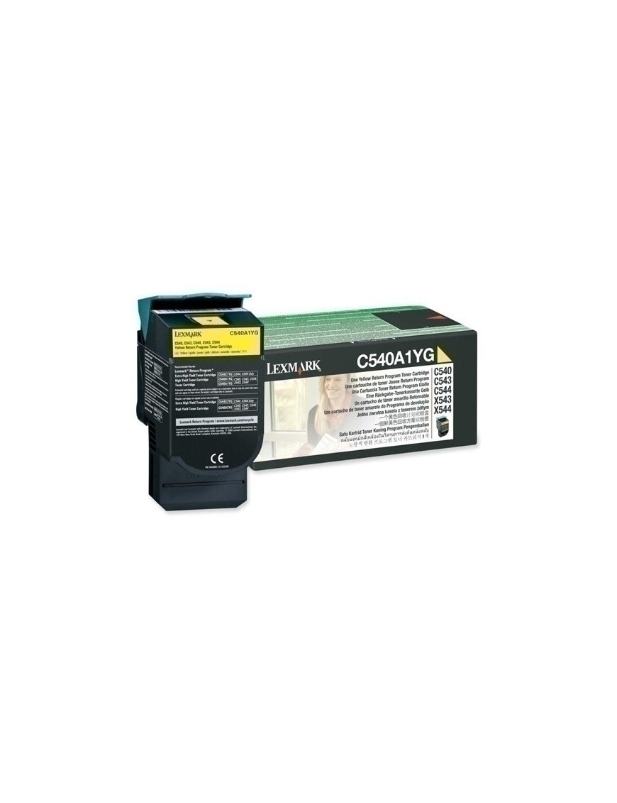 Toner Lexmark C540A1Yg Amarillo