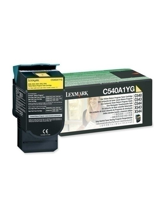 Toner Lexmark C540A1Yg Amarillo