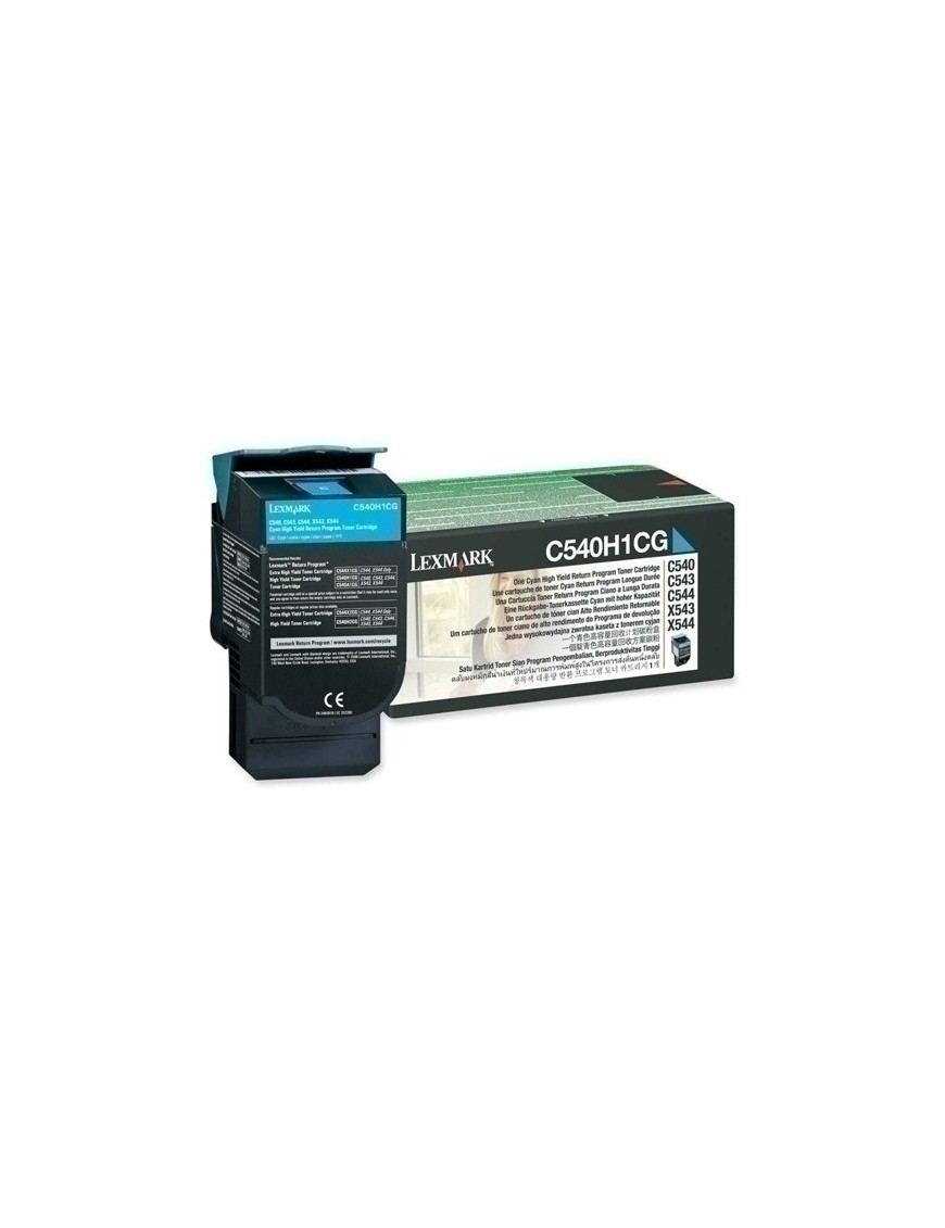 Toner Lexmark C540H1Cg Cian