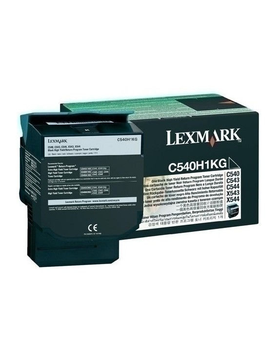 Toner Lexmark C540H1Kg Negro