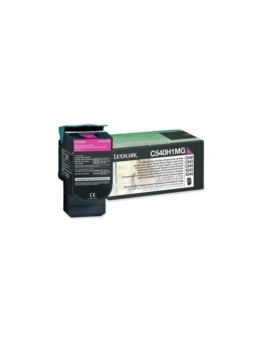 Toner Lexmark C540H1Mg Magenta