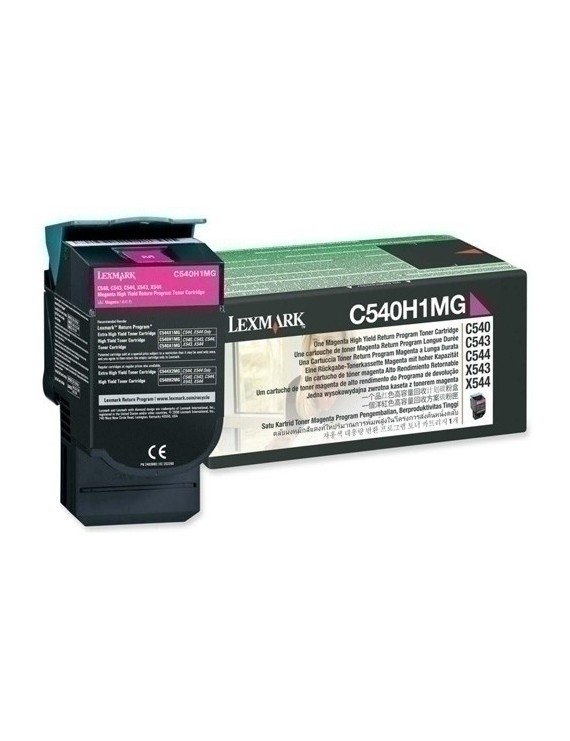 Toner Lexmark C540H1Mg Magenta