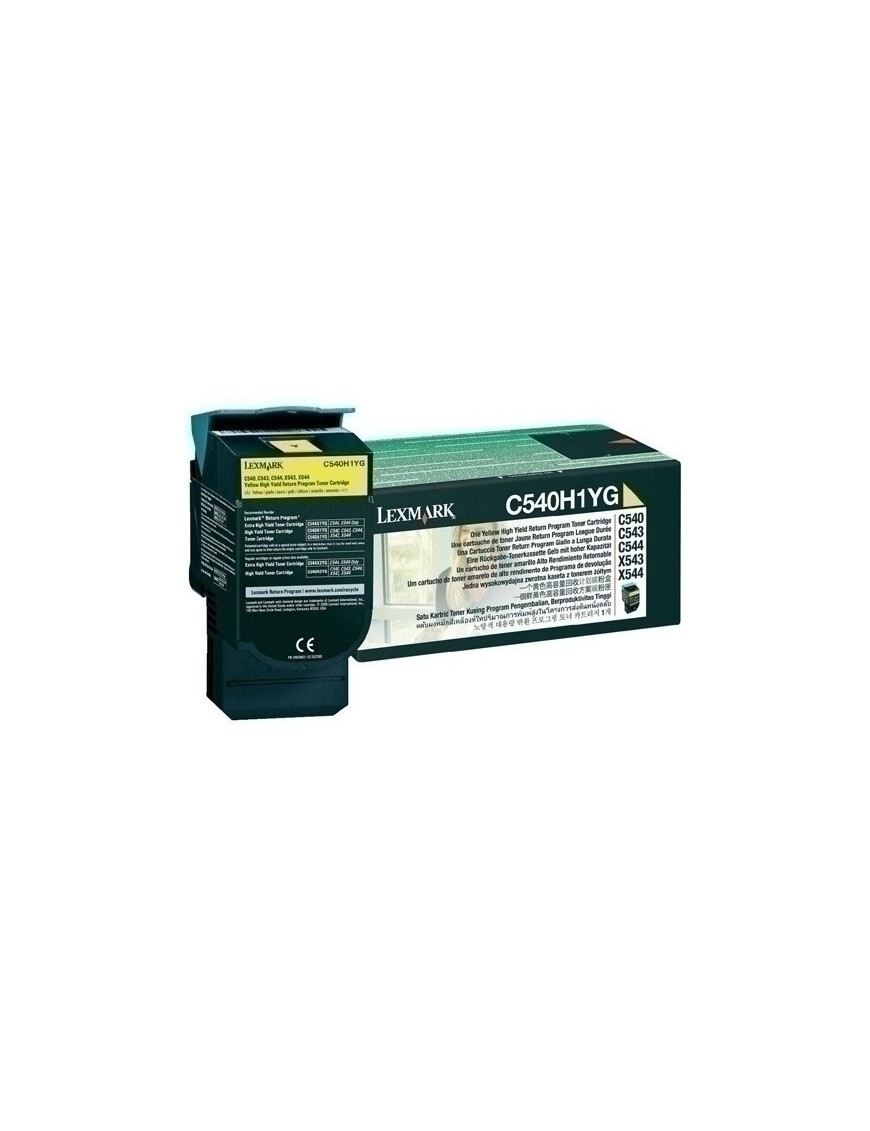 Toner Lexmark C540H1Yg Amarillo