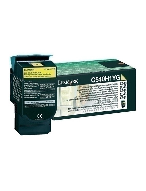 Toner Lexmark C540H1Yg Amarillo