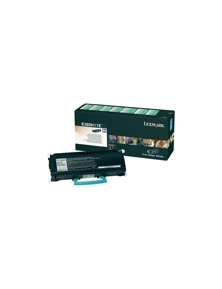 Toner Lexmark E360H11E Negro