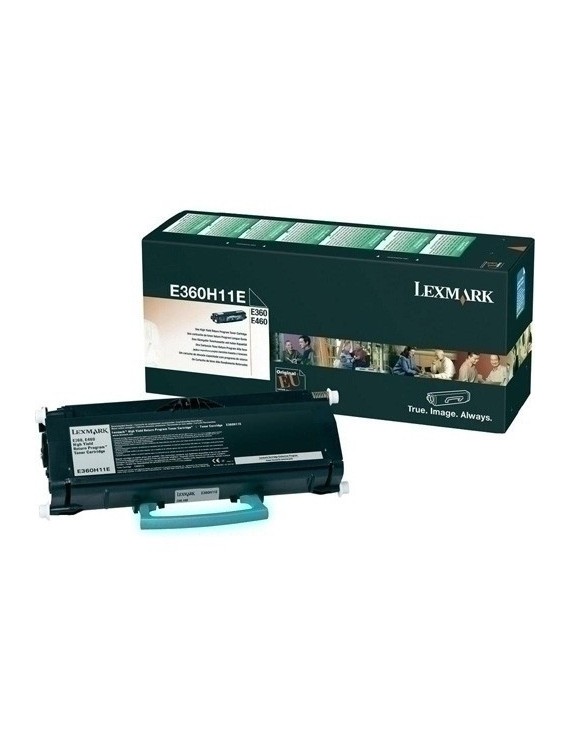 Toner Lexmark E360H11E Negro