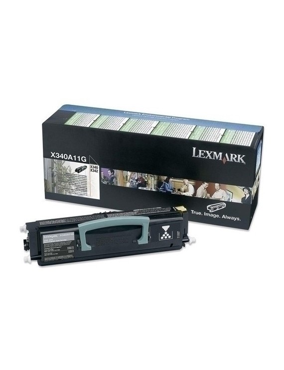 Toner Lexmark X340A11G-X340A31E Negro