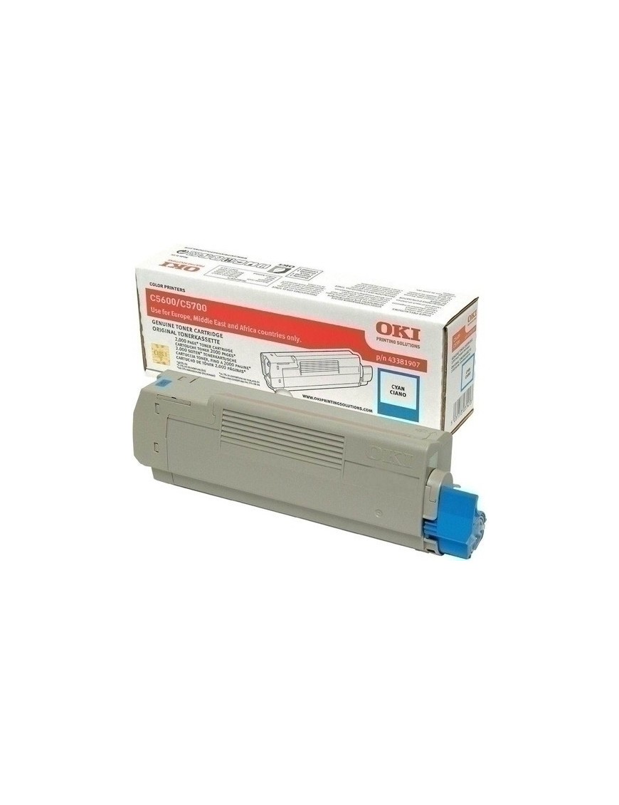 Toner Oki C5600/5700 Cian Type C8