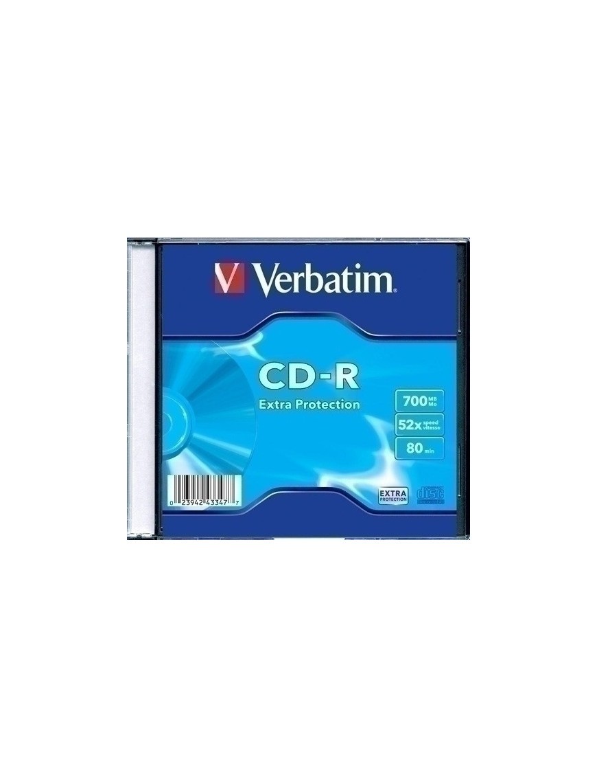 Cd-Rom Verbatim 700Mb 52X Slim C/10