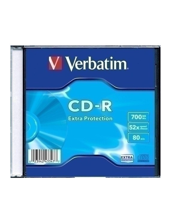 Cd-Rom Verbatim 700Mb 52X Slim C/10