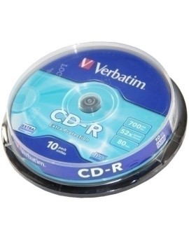 Cd-Rom Verbatim 700Mb 52X Spindle 10