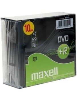 Dvd+R Maxell 4,7Gb 16X Slim Case P/10