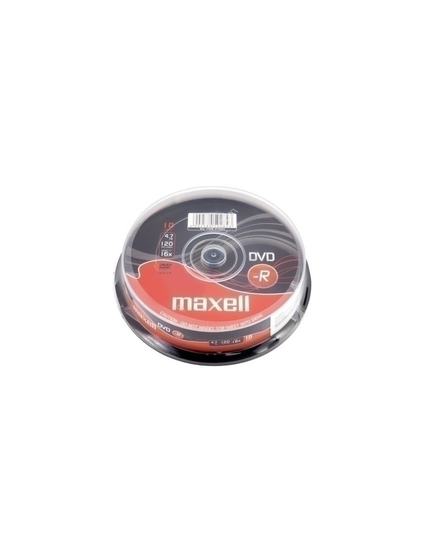 Dvd -R Maxell 4.7Gb 16X Spindle 10